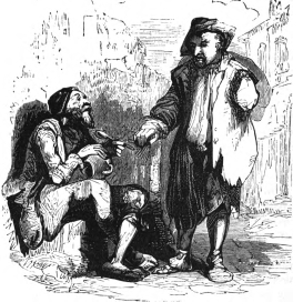 The two beggars in conversation