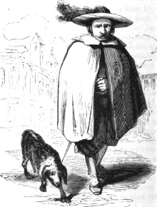 The ruined cavalier and his dog