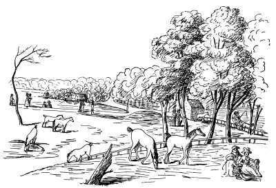 HORSES IN THE PARK, 1794.

Page 66.

