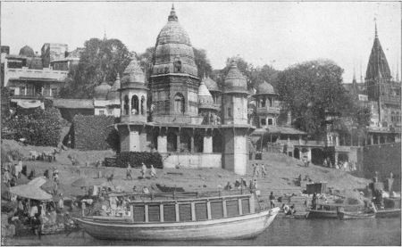 The Munikurnika Ghat—One of the Burning Ghats of
Benares