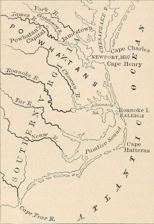 The First English Settlements.