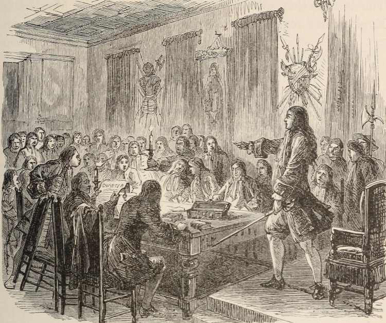 Andros demanding the Charter of Connecticut.
