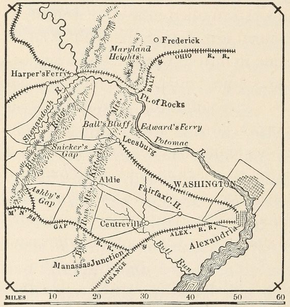 Vicinity of Manassas Junction, 1861.