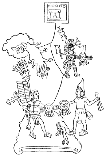 Combat between Mexican and Bilimec Warriors