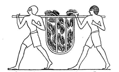 Egyptians Carrying Grain to the Threshing Floor.