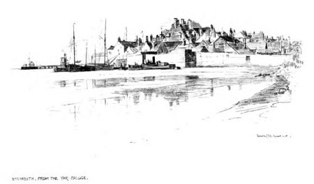 Image unavailable: YARMOUTH, FROM THE YAR BRIDGE.