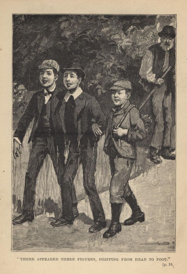 "THERE APPEARED THREE FIGURES, DRIPPING FROM HEAD TO FOOT." (p. 18.)