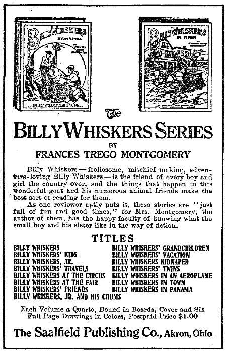 Billy Whiskers Series
