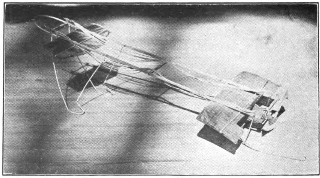 A model by Percy Pierce, winner of the indoor long-distance record.