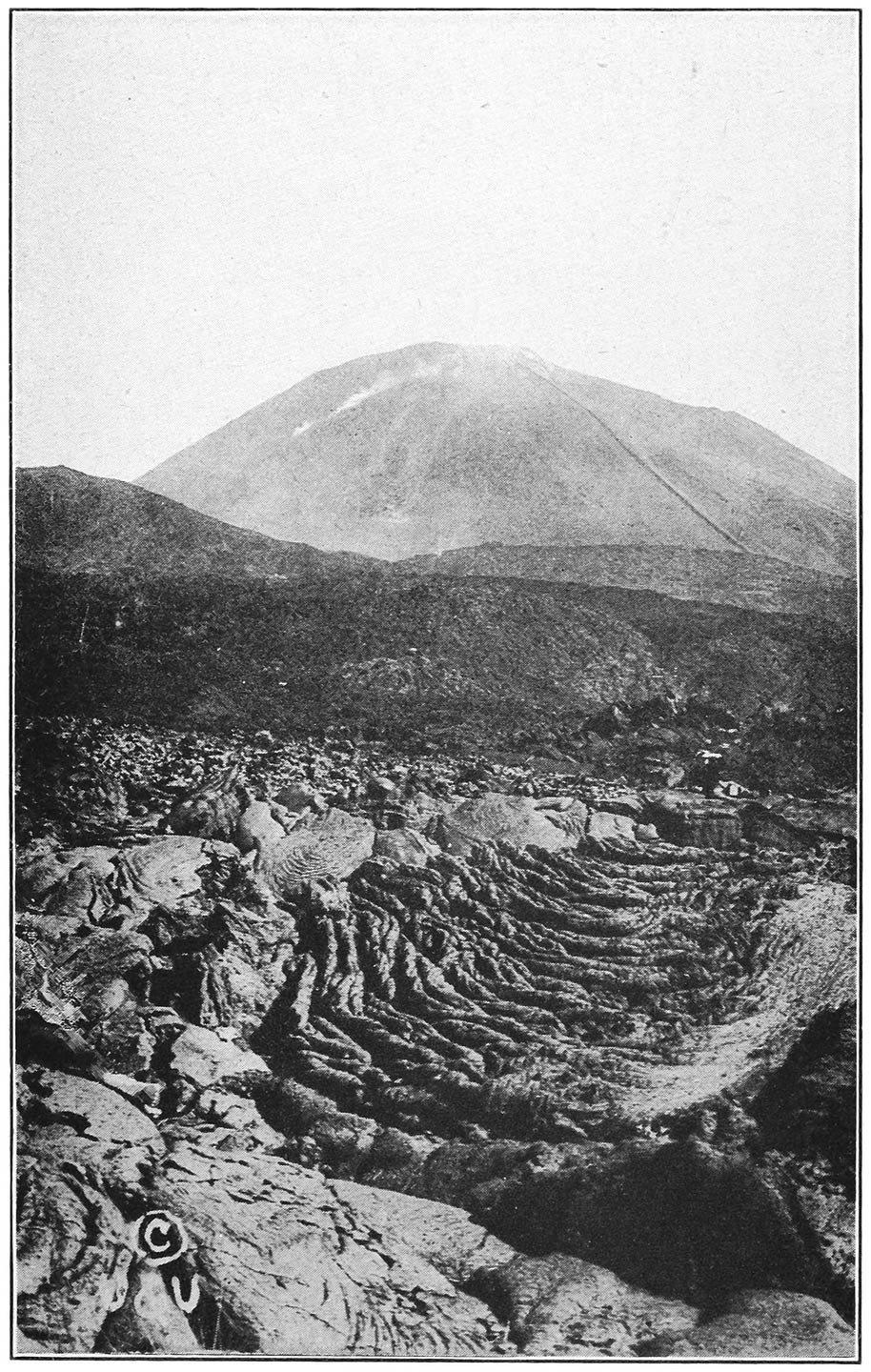 TWISTED LAVA AT THE FOOT OF MT. VESUVIUS, ITALY