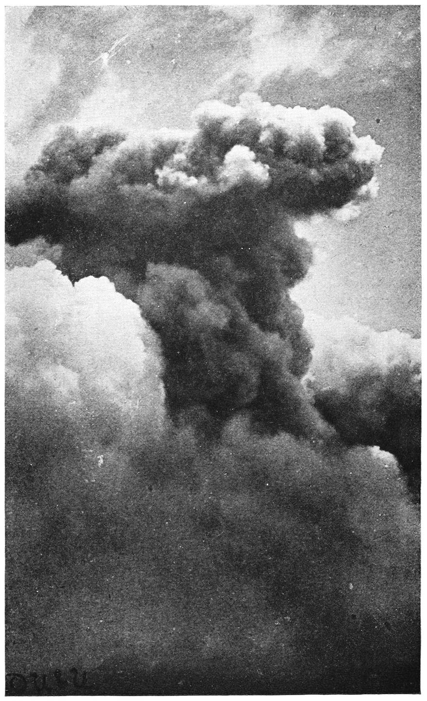 SMOKE COLUMN OVER MT. PELÉE, MARTINIQUE, 1902