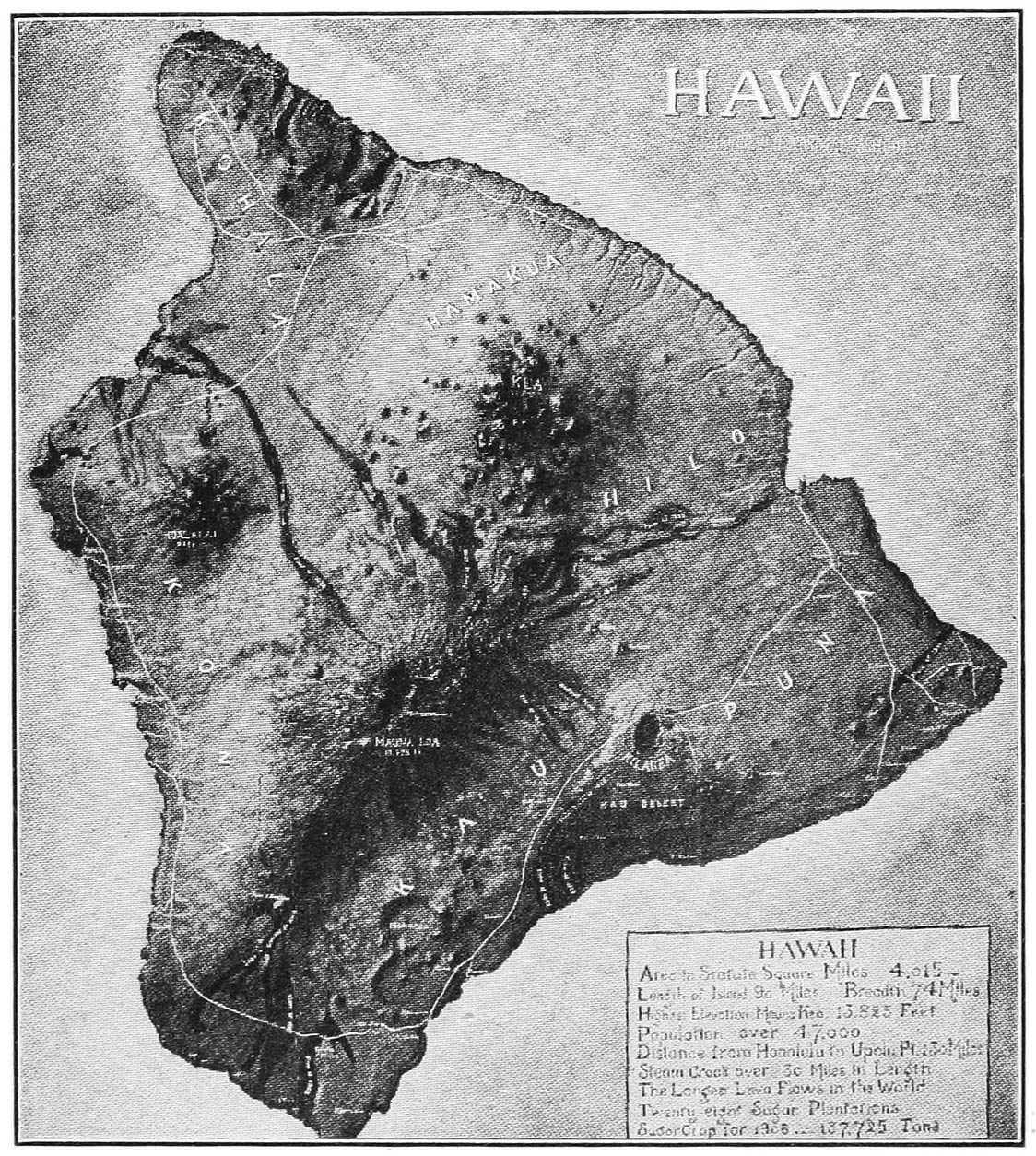 MAP OF HAWAII