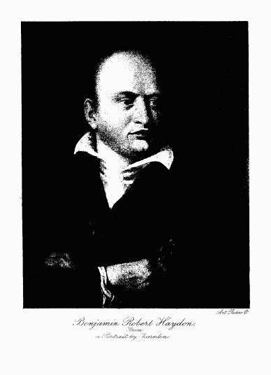 Benjamin Robert Haydon. From a portrait by Fornlin.