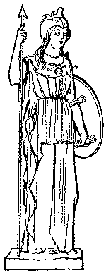 MINERVA. From a Roman statue.