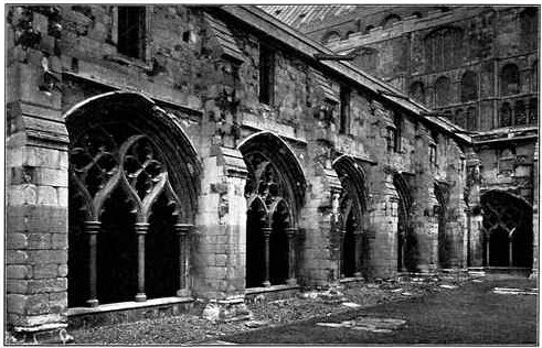 The Cloisters from the Garth.