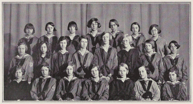 Group photograph of eighth form