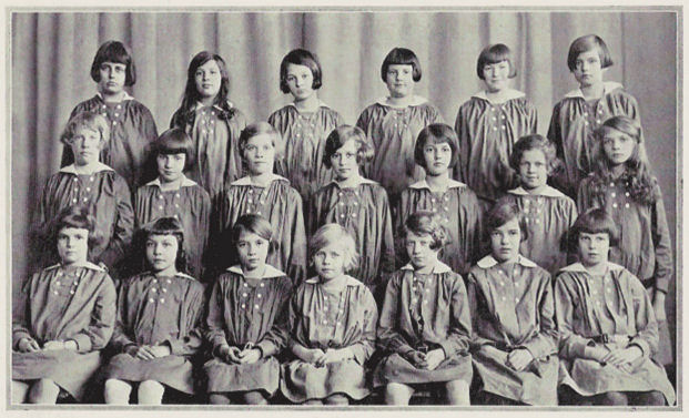 Group photograph of the fifth form