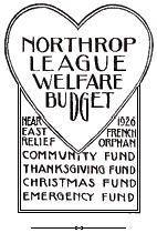 Northrop League Welfare Budget
