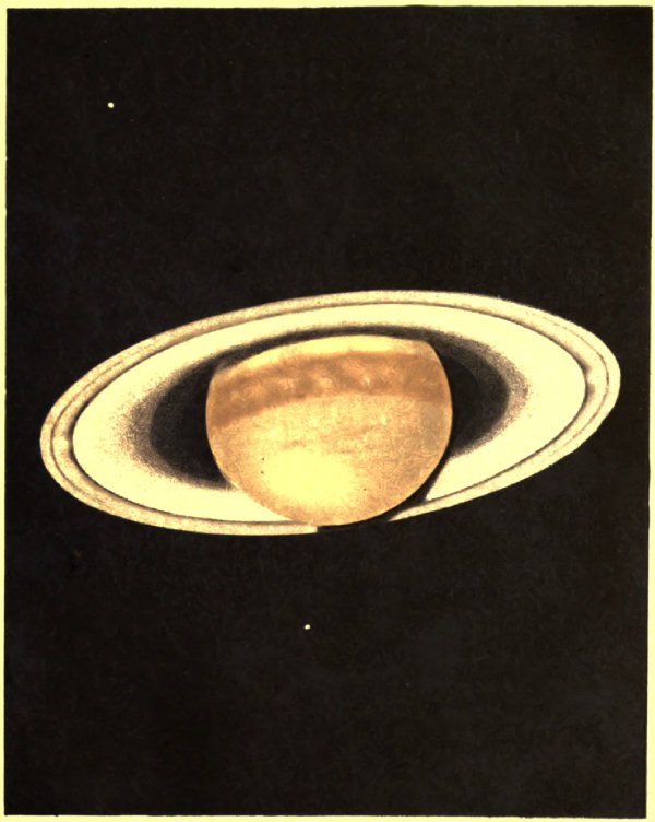 PLATE I.
THE PLANET SATURN, IN 1872.