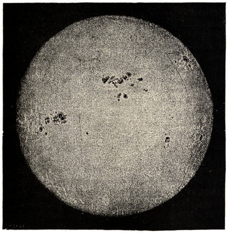 Fig. 11.—The Sun, photographed on September 22, 1870.