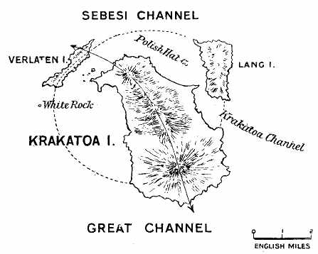Map of Krakatoa