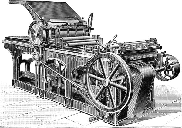 Lithographic Printing Machine.