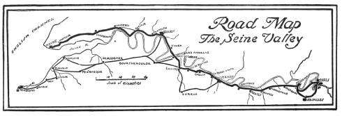 Road Map The Seine Valley