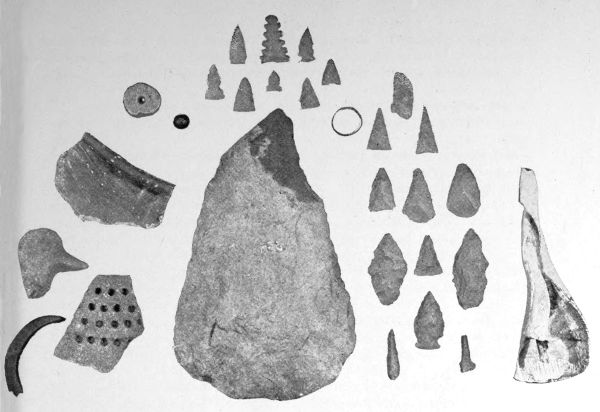 Arrowheads and other finds