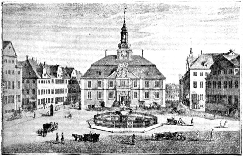 THE MARKET PLACE AND TOWN HALL, COPENHAGEN