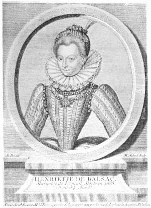 Image unavailable: HENRIETTE DE BALSAC D’ENTRAGUES, MARQUISE DE VERNEUIL.

From an engraving by Aubert.