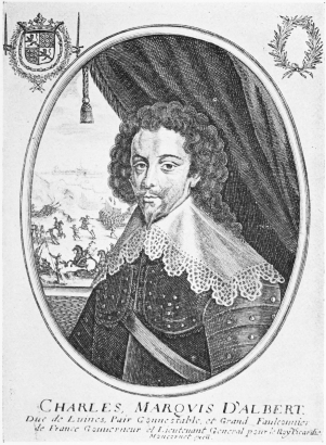 Image unavailable: CHARLES D’ALBERT, DUC DE LUYNES, CONSTABLE OF FRANCE.

From a contemporary print.