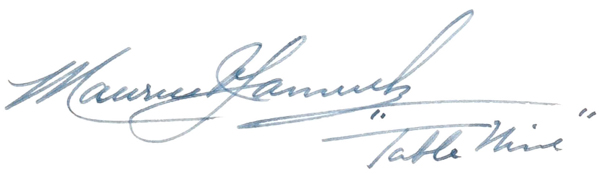 Maurice V. Samuels (signature)