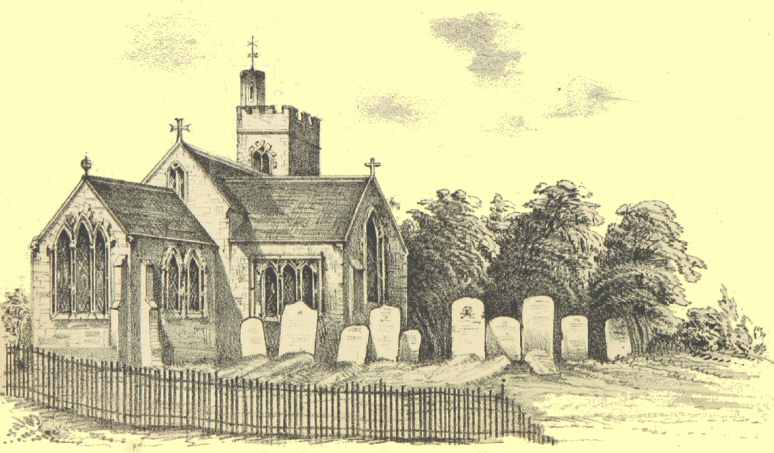 Church of West Lavington, with the Shepherd’s Grave