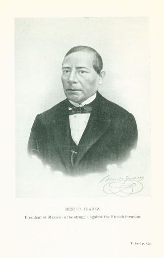 BENITO JUAREZ. President of Mexico in the struggle against the French invasion.