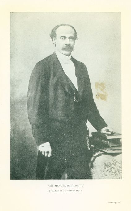 JOSE MANUEL BALMACEDA. President of Chile (1886-1891).