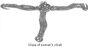 Clasp of a woman’s
cloak