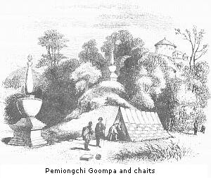 Pemiongchi Goompa
and chaits