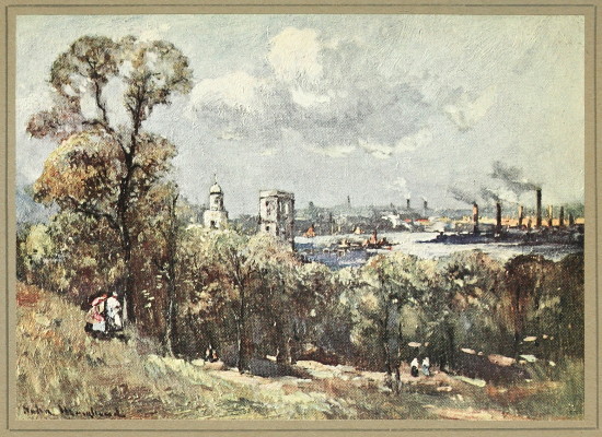 THE THAMES FROM GREENWICH PARK