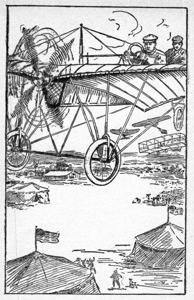 THE DART AROSE ON A SPLENDID ARROW COURSE. Ben Hardy's Flying Machine Page 143