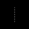 Visualización del ejemplo: imagedashedline()